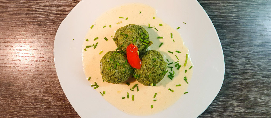 Spinatknödel