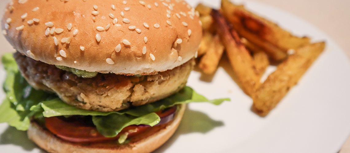 KichererbsenBurger Südtirol schmeckt
